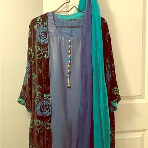 3 piece Pakistani dress